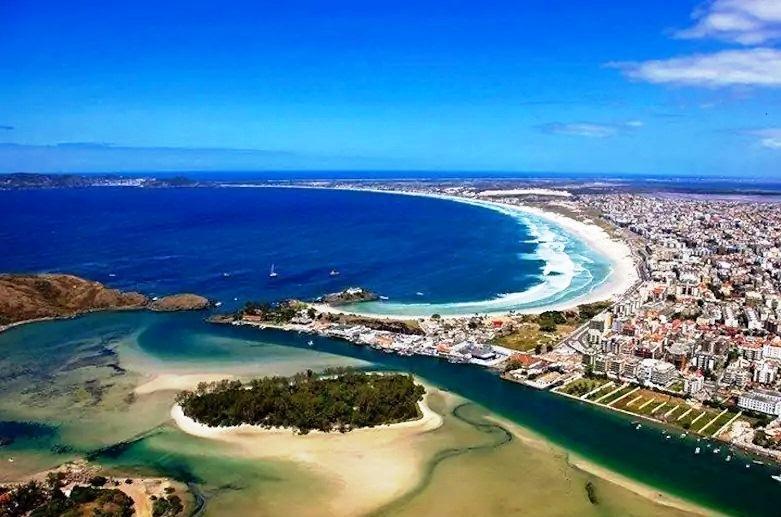 De Frente Pro Mar Em Cabo Frio Apartment Bagian luar foto